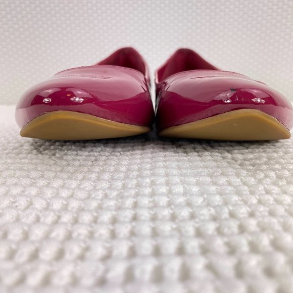 COLE HAAN fuschia slip on low heel flats - like new!  SZ 8 - Picture 6 of 15